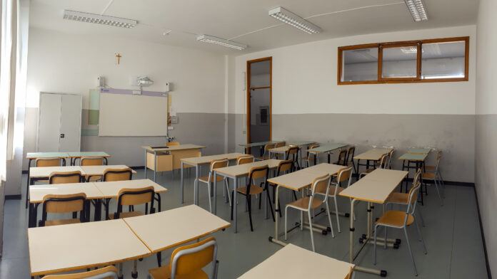 Aula scuola Luigi Casale