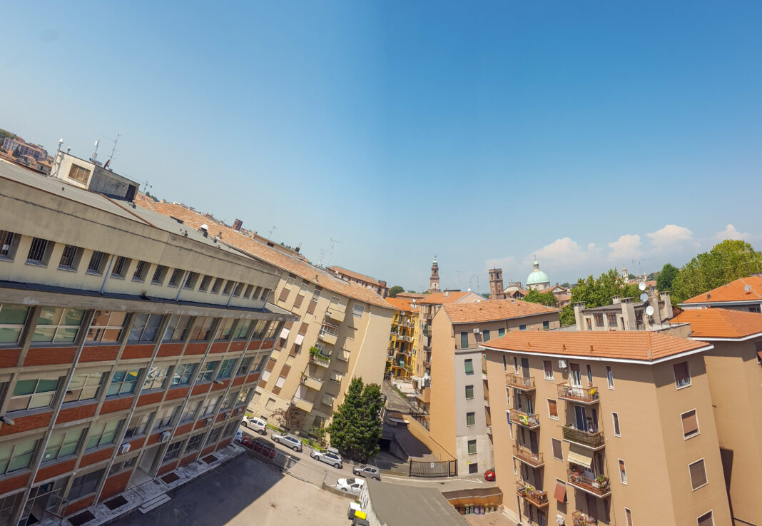 Vista dall'alto scuola Luigi Casale